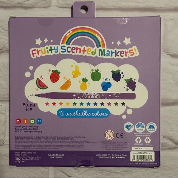 🏷 NWT Paper Mate Flair | 'Tropical Vacation' Med Point Felt Tip Pens 12 Pk - Picture 2 of 5